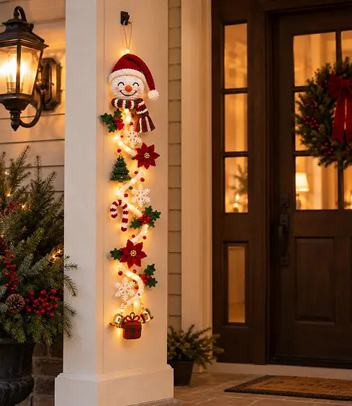 Door display holiday glow