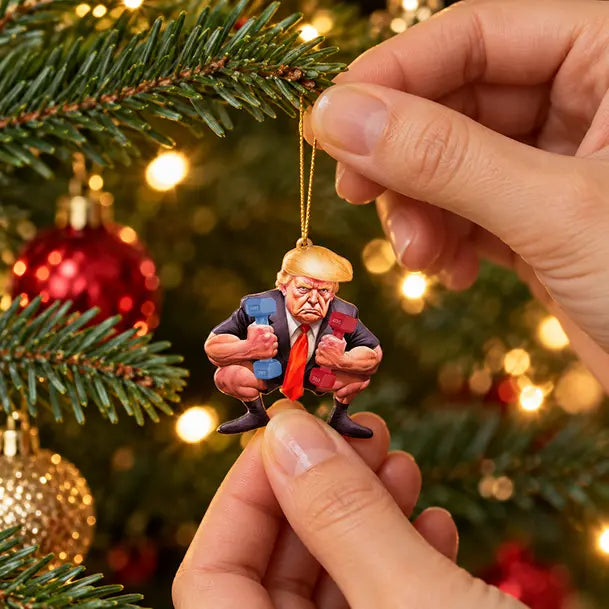 TrumpAdvent ornament gift detail